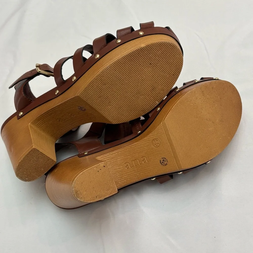 New a.n.a Brown Ana Jordan Fisherman Sandals - Picture 8 of 11